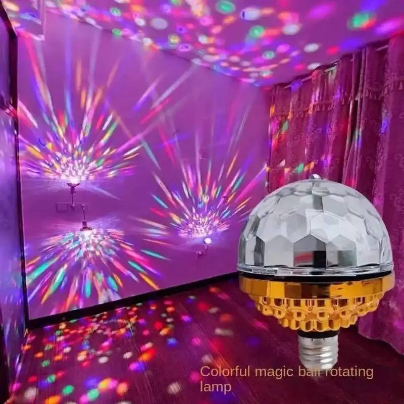 colourful ball rotating lamp
